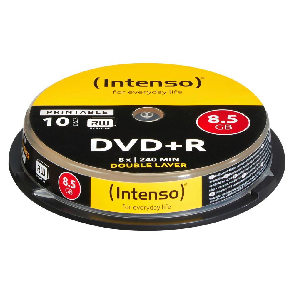 DVD+R Intenso 8,5GB 8x Speed Double Layer Printable