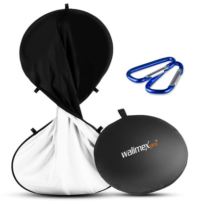 Walimex Pro Folding  Background 150x200cm black/white PE