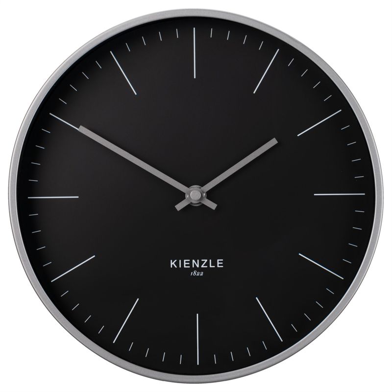 KIENZLE DCF Radio-Controlled Wall Clock, Modern Anthracite, 25 cm
