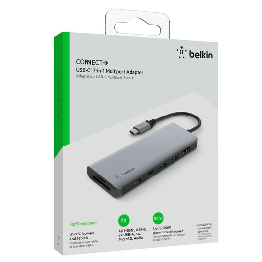 Belkin CONNECT USB-C 7-in-1 Multiport Adapter