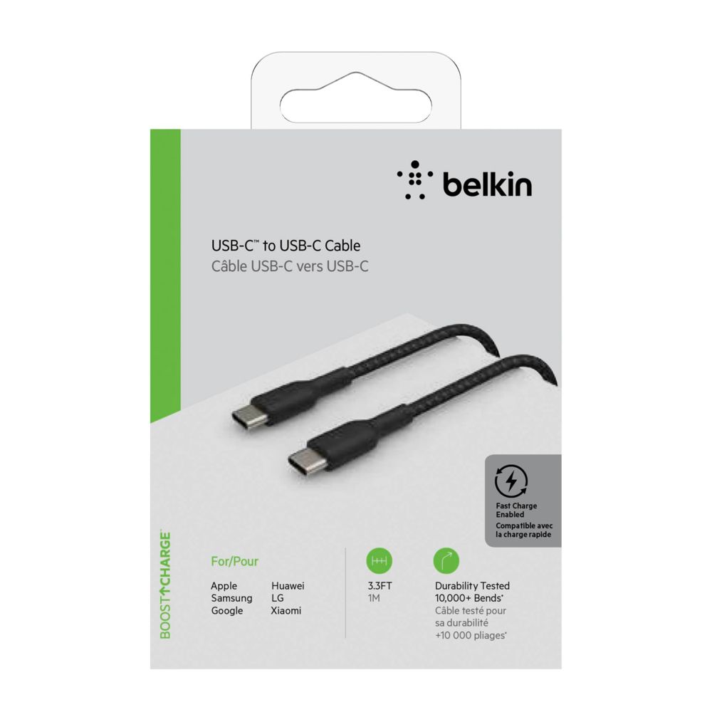 Belkin USB-C/USB-C Καλώδιο 1m Μαύρο