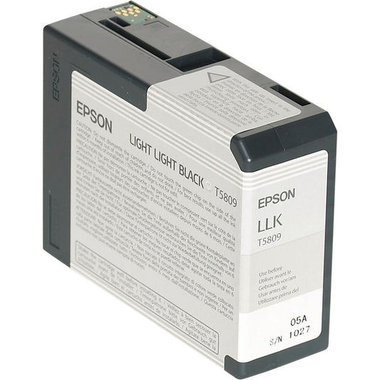 Epson Ink Cartridge Light Light Black T580 80ml