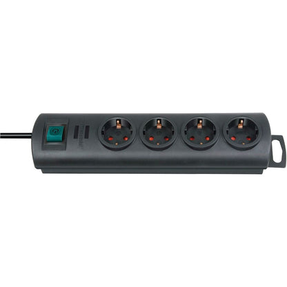 Brennenstuhl PRIMERA-LINE 4 Φορητό Μαύρο 1.5m