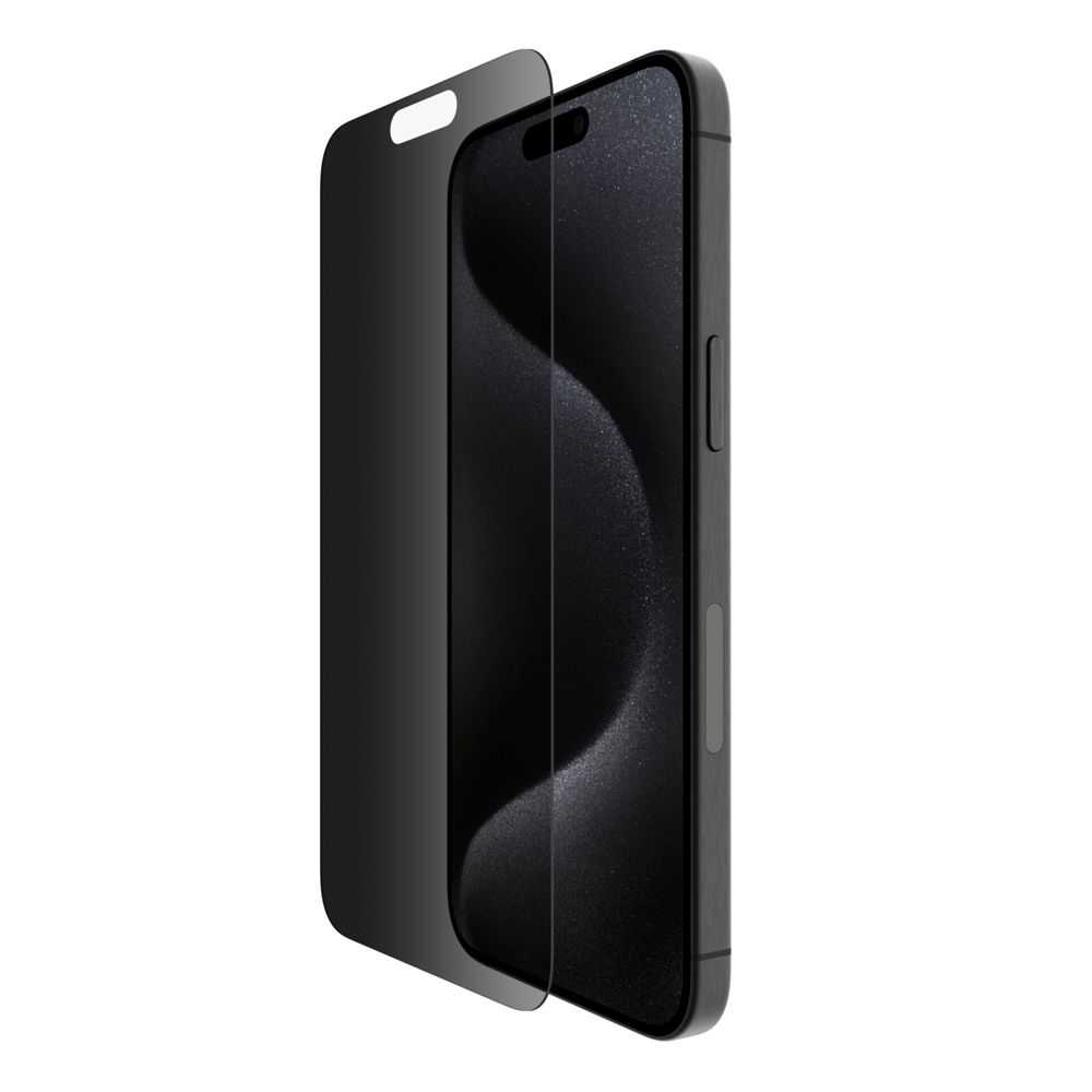 Belkin Screenforce Tempered Glass Privacy for iPhone 15 Pro Max