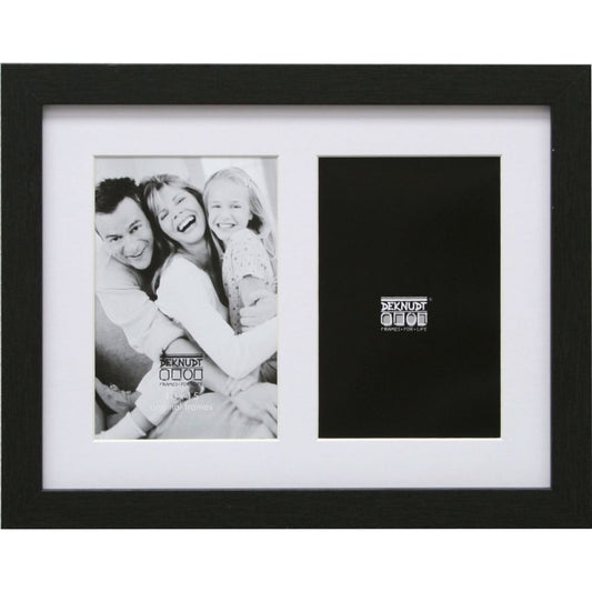 Deknudt S66KA2 Κορνίζα Gallery 2x13x18 Μαύρη με Passepartout