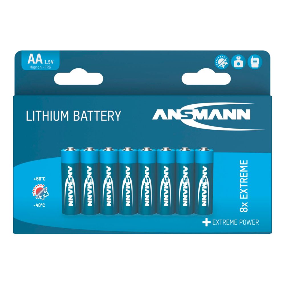 Ansmann Extreme Lithium AA Mignon LR6 Big Pack 4+4