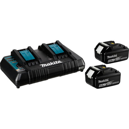 Makita Energy Kit 198077-8 - 2x BL1860B + DC18RD