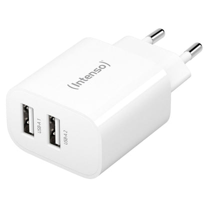 Intenso Power Adapter W24AA 2x USB-A 24W - Λευκό