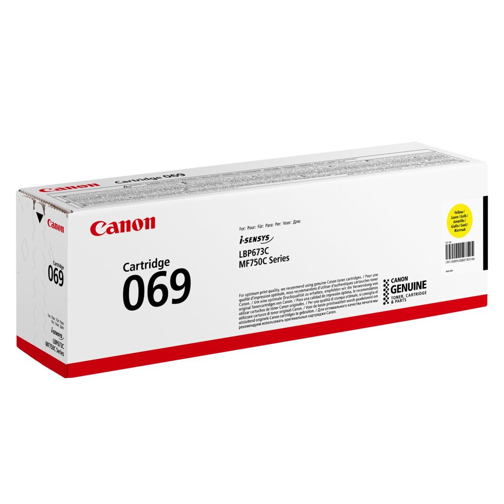 Canon Toner Cartridge 069 Y Yellow