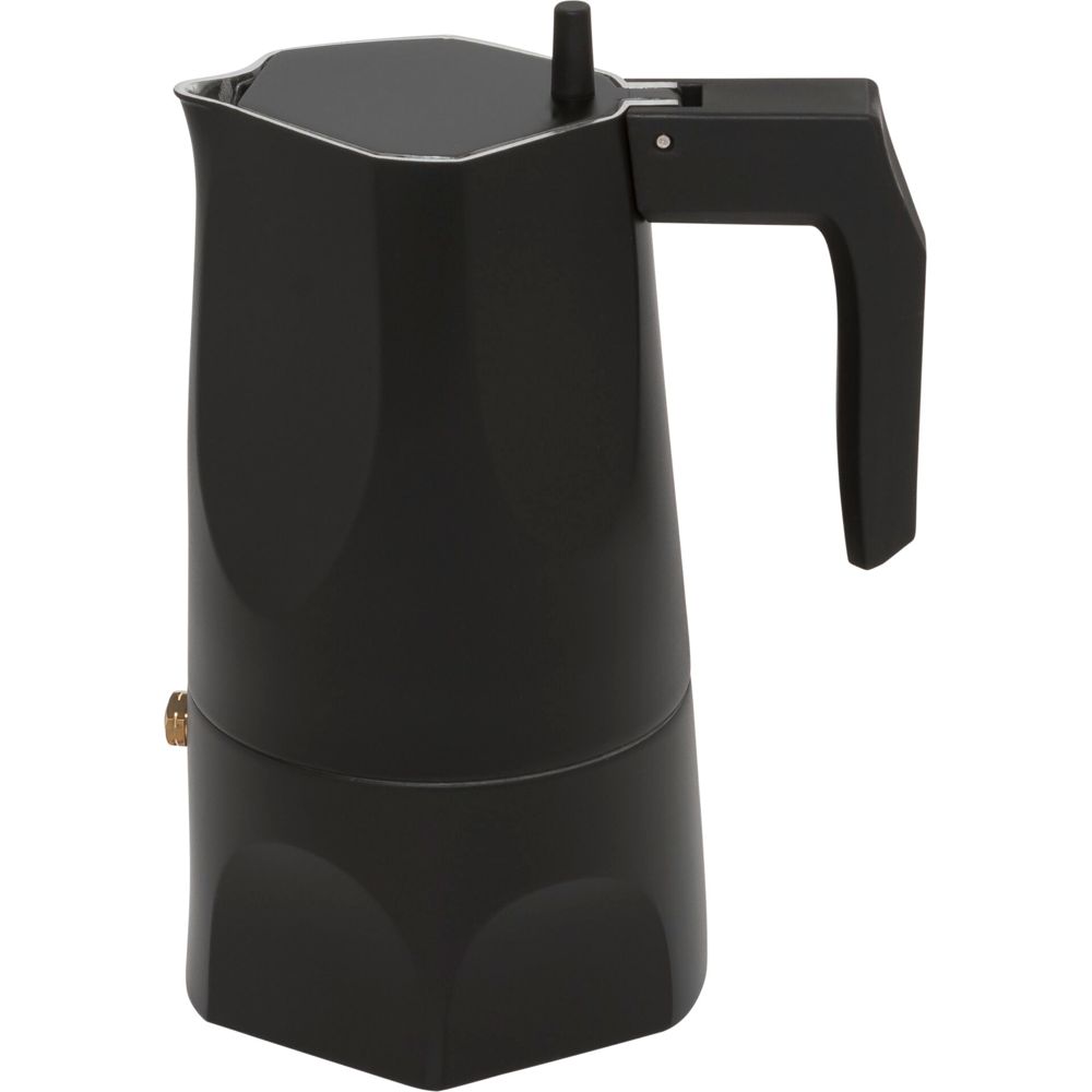 Alessi Espresso Coffee Maker Moka MT18/3 B Μαύρη