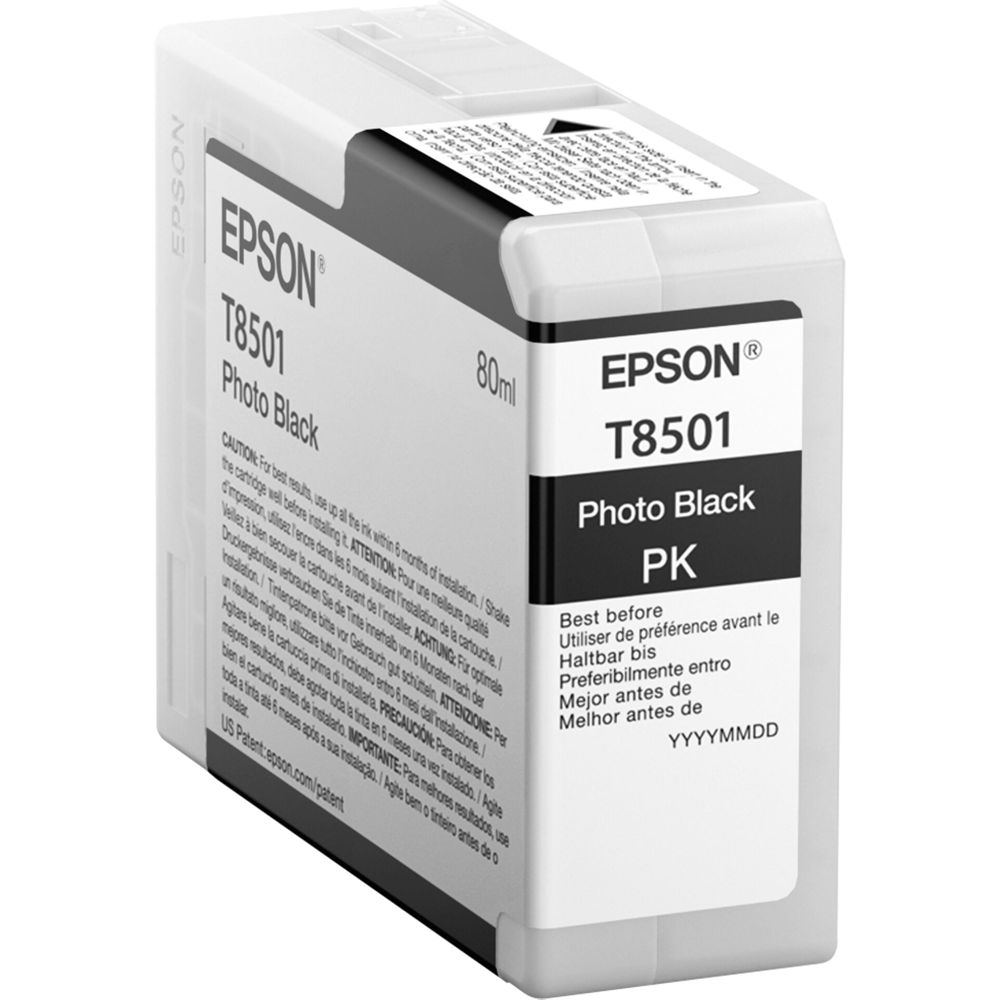 Epson Ink Cartridge Photo Black T850 80ml T8501