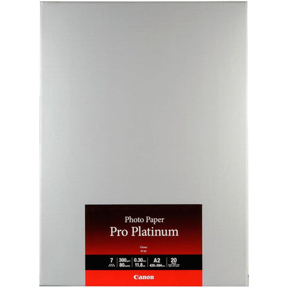 Canon PT-101 A 2, 20 Sheets Photo Paper Pro Platinum 300 g