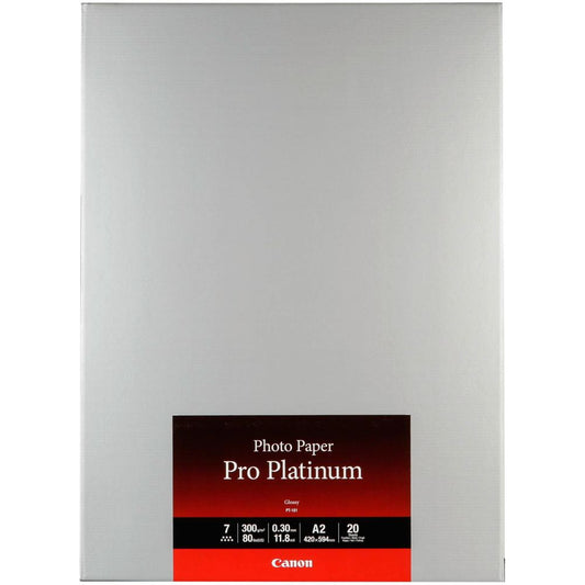 Canon PT-101 A 2, 20 Sheets Photo Paper Pro Platinum 300 g
