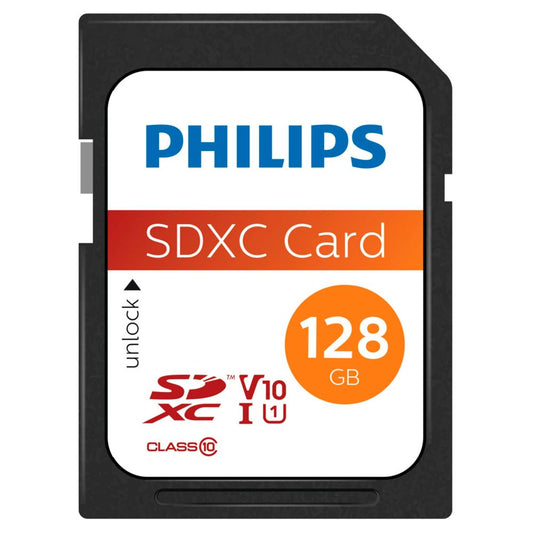 Philips SDXC Card 128GB Class 10 UHS-I U1