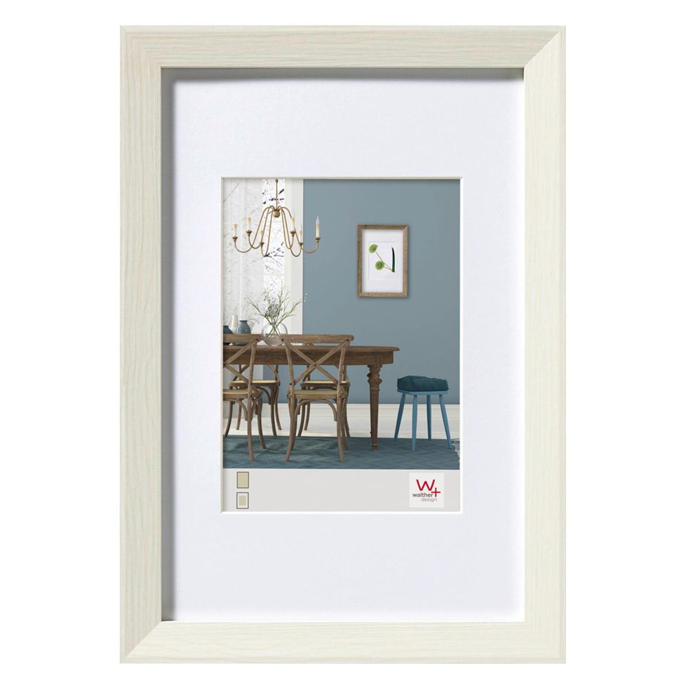 Walther Fiorito Λευκό Κορνίζα 30x40 με Passepartout EF040W