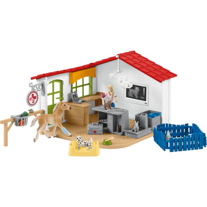 Schleich Farm World 42502 Veterinarian Practice with Pets