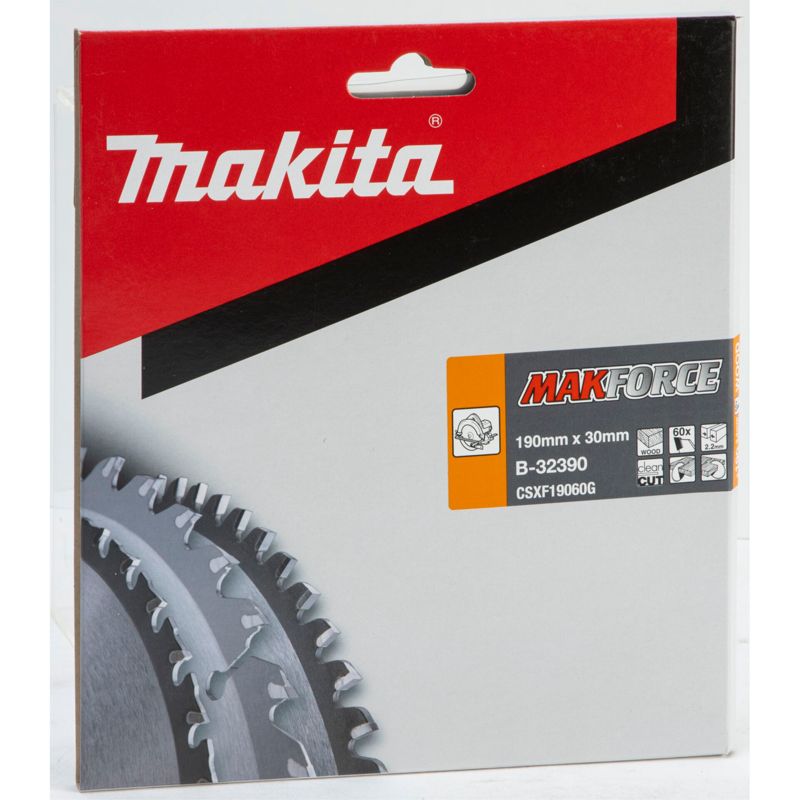 Λεπίδα Πριονιού Makita MAKFORCE 190x30x60 Δόντια