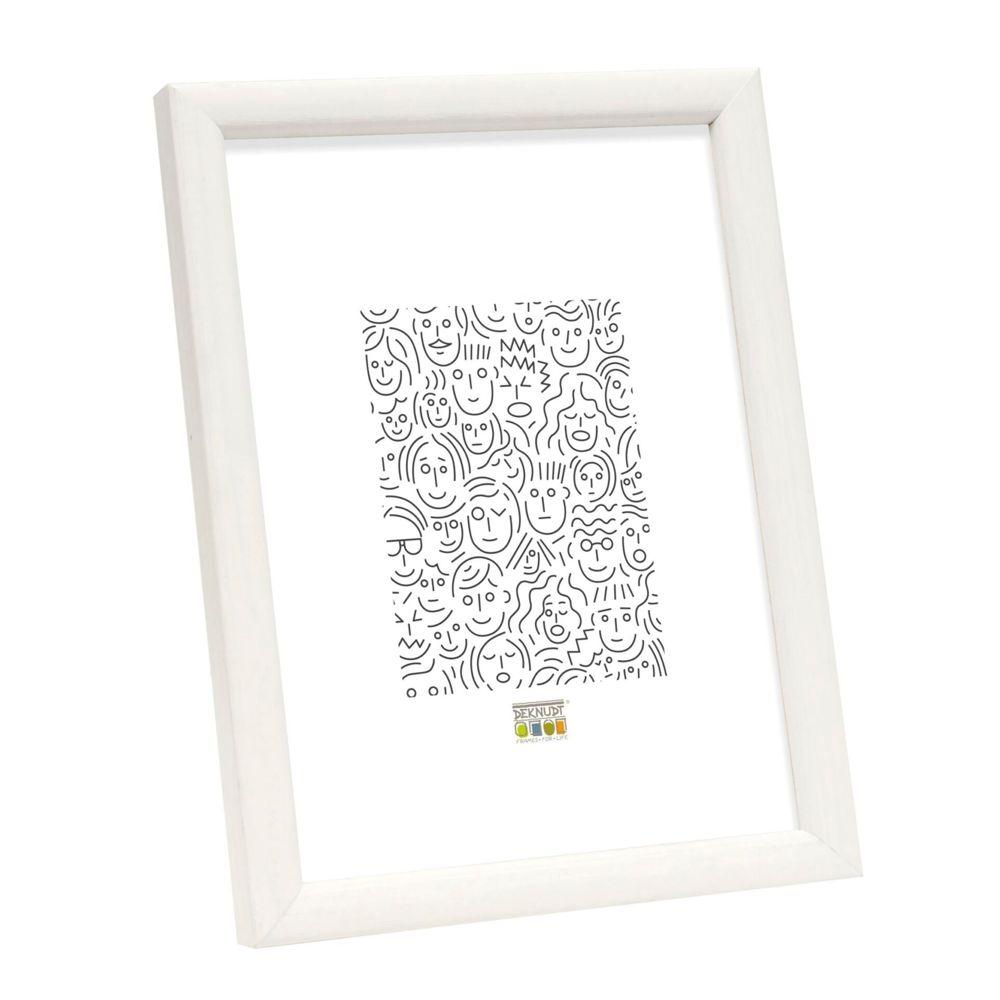 Deknudt S41JL1 DIN A4 Κορνίζα Ξύλινη Λευκή/Καφέ