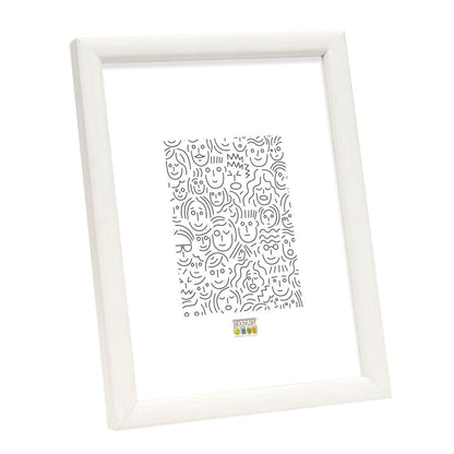 Deknudt S41JL1 DIN A4 Κορνίζα Ξύλινη Λευκή/Καφέ