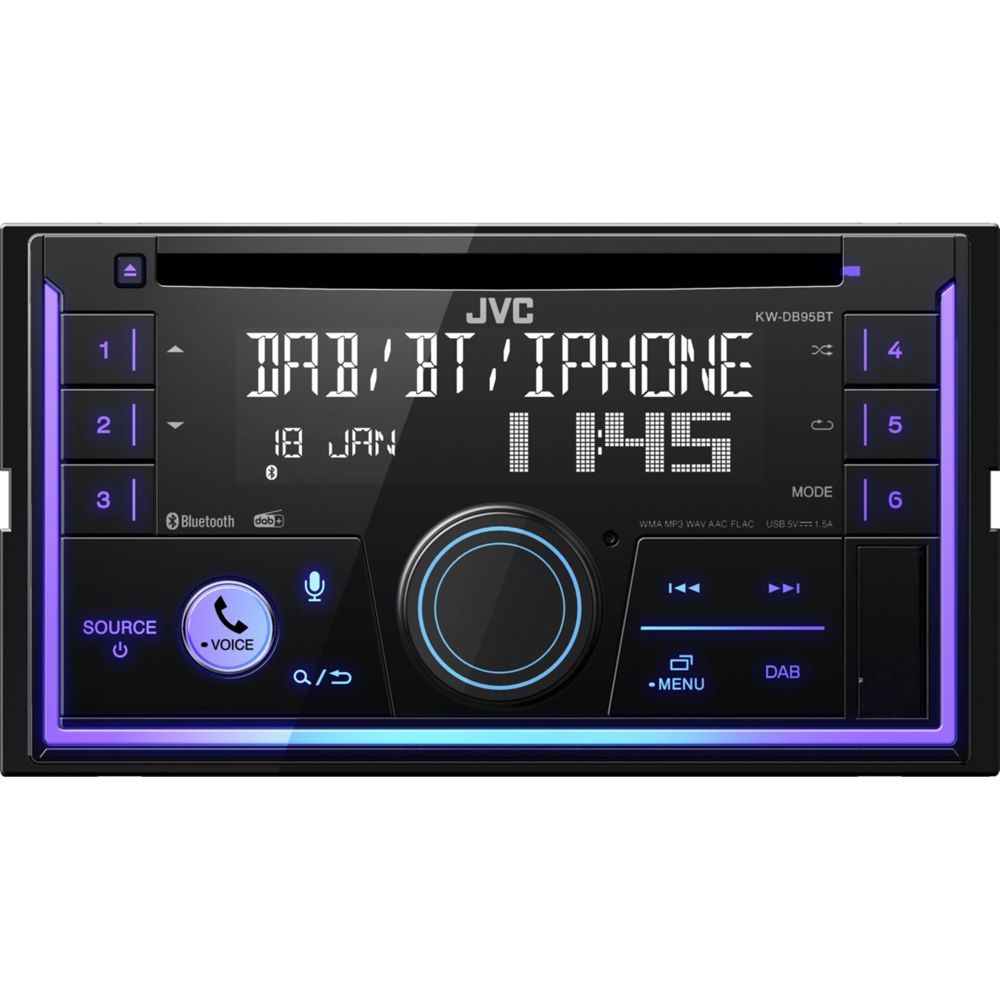 JVC KW-DB95BT - Ραδιοκασετόφωνο Bluetooth με Δέκτη DAB+
