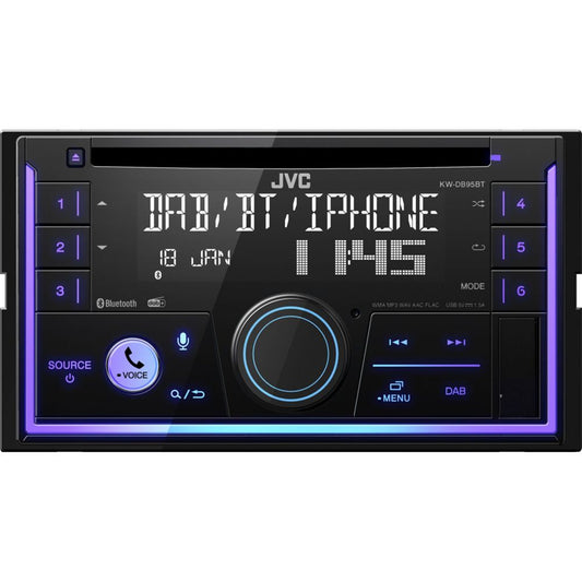 JVC KW-DB95BT - Ραδιοκασετόφωνο Bluetooth με Δέκτη DAB+