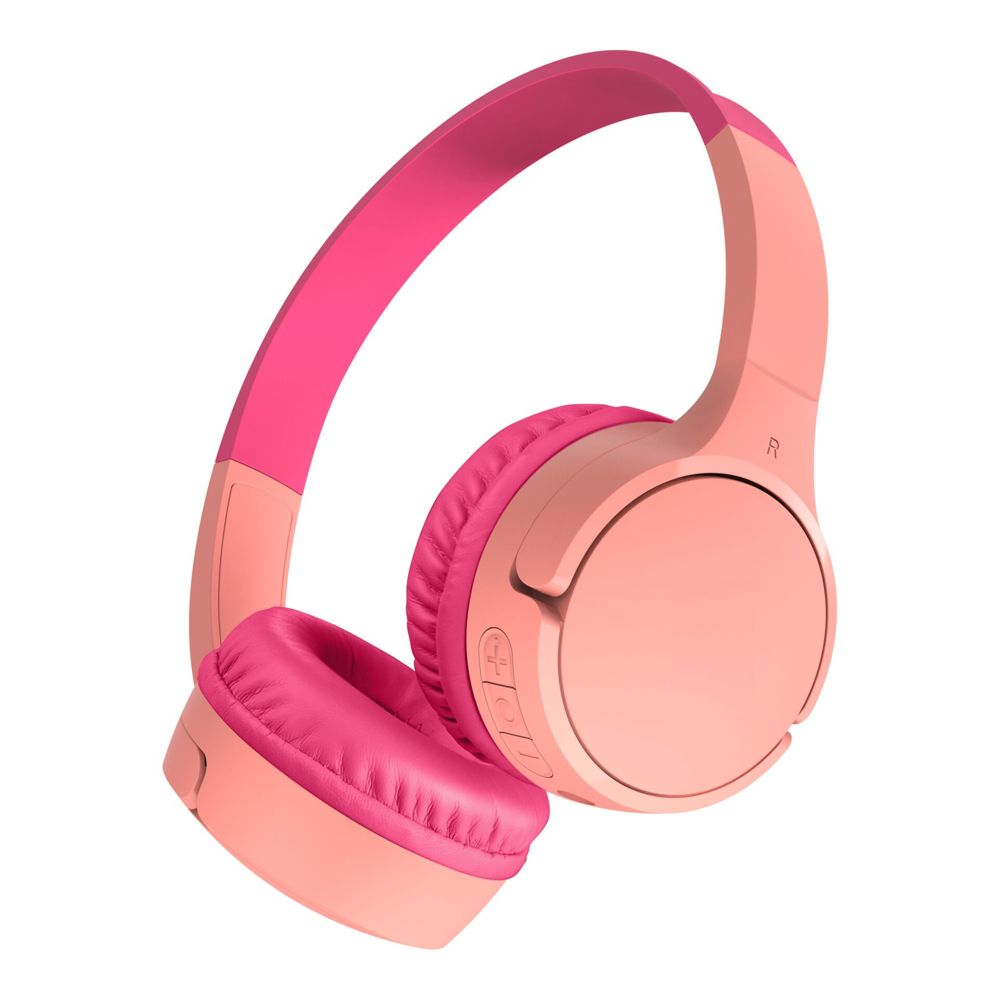 Belkin Soundform Mini-On-Ear Ακουστικά για Παιδιά BT USB-C Ροζ