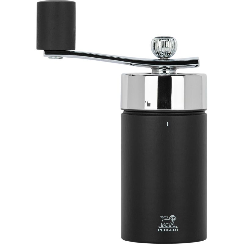 Peugeot Isen Nutmeg Mill 15 cm with Crank black