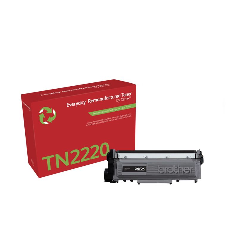 Xerox Everyday Remanufactured Toner Cartridge Replacement for Brother TN2220 High Capacity