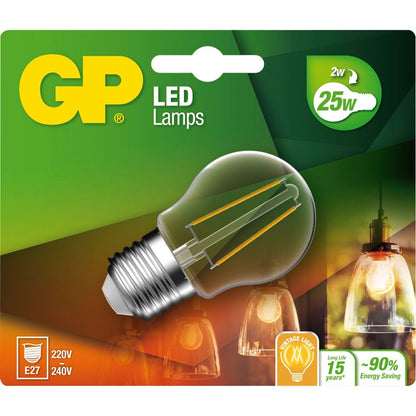 GP Lighting Filament Mini Globe E27 2W (25W) 250 lm