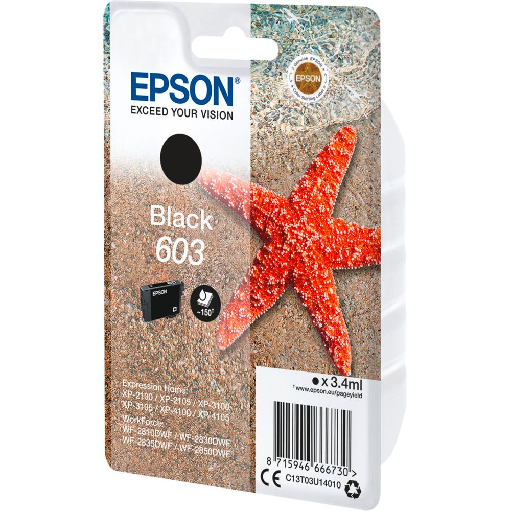 Epson Black Ink Cartridge 603 T 03U1