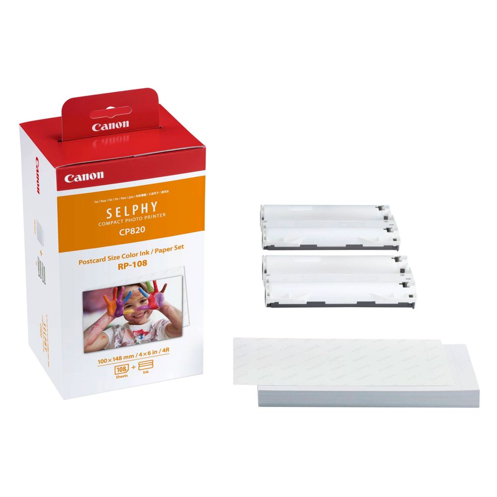 Canon RP-108 Σετ Έγχρωμου Μελανιού/Χαρτιού 10x15 cm (108 φύλλα)