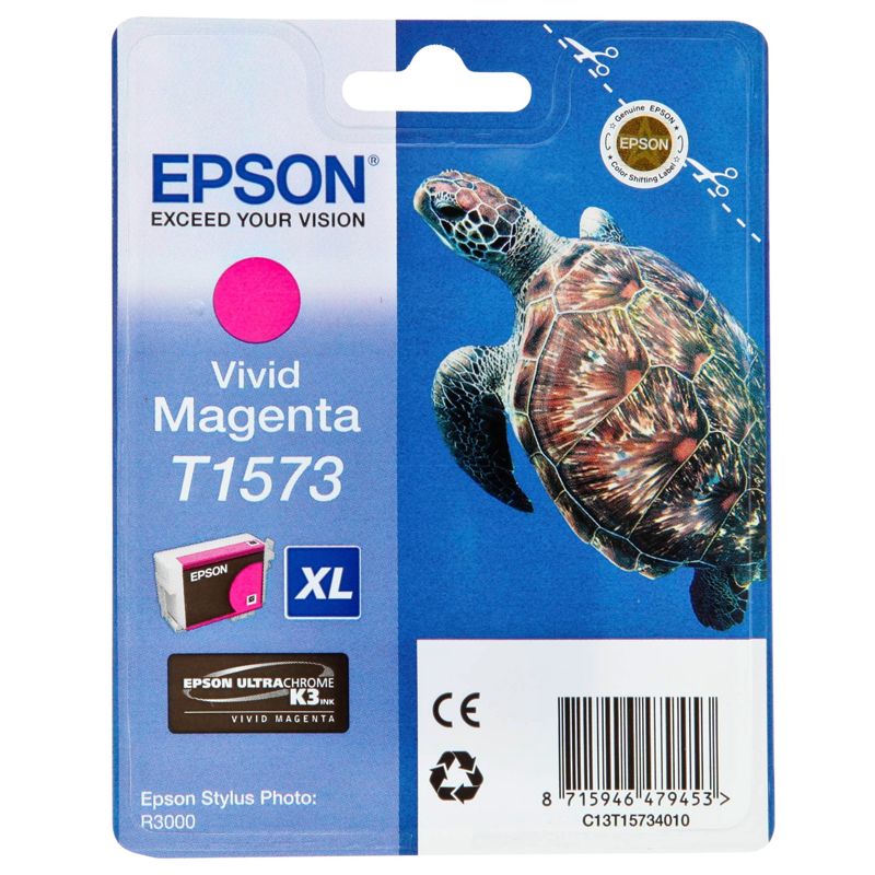 Μελανοταινία Epson έντονο ματζέντα Τ 157 Τ 1573