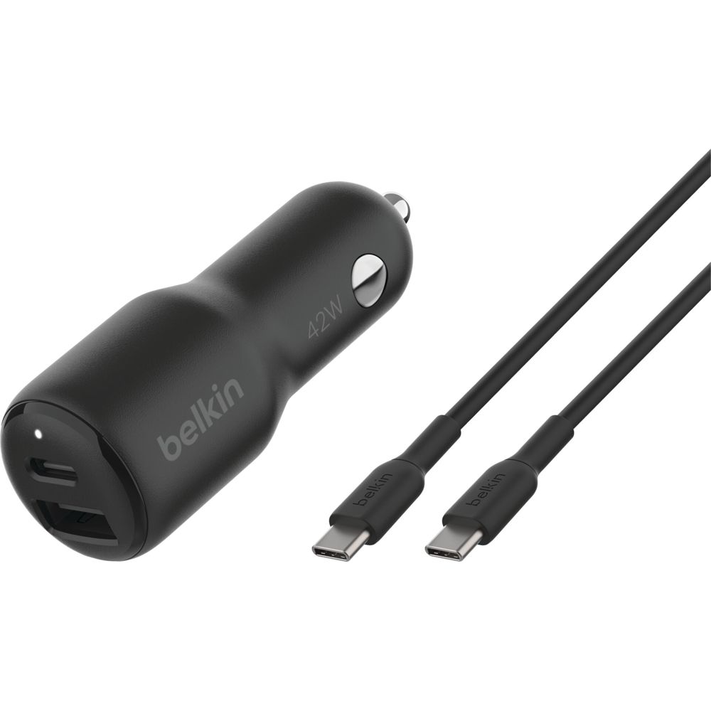 Belkin BOOST Charge 42W Dual Car Charger PD/PPS Tech