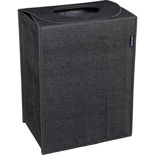 Brabantia 55L Collapsible Black Laundry Bag