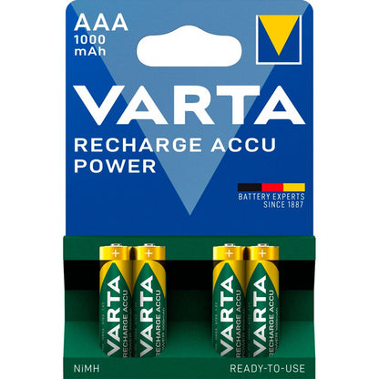 Varta Rechargeable AAA Accu 1000 mAh Ready2Use NiMH