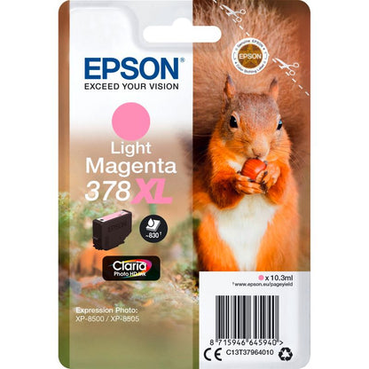 Μελανοταινία Epson 378 XL ανοιχτό ματζέντα Claria Photo HD T 3796