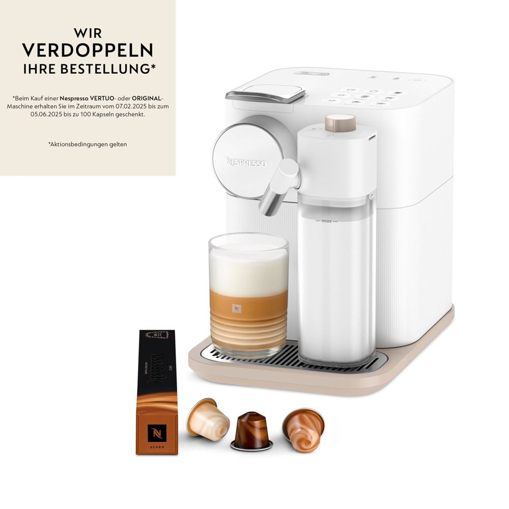 Nespresso Gran Lattissima EN 640.W by Delonghi, Λευκό