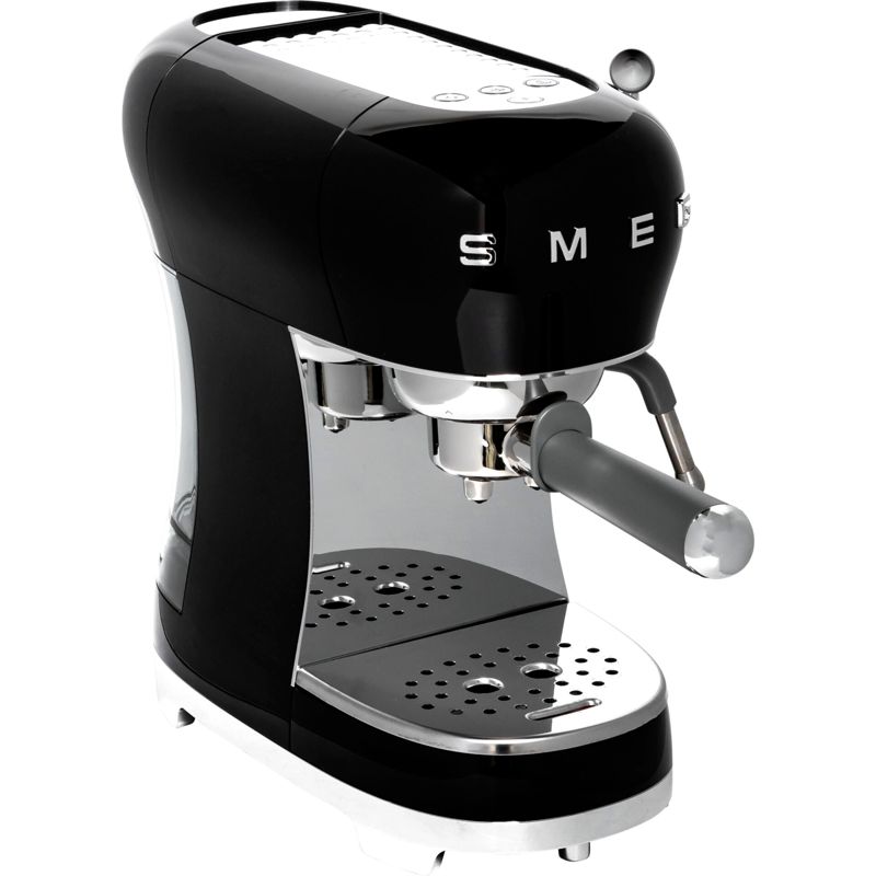 SMEG ECF02BLEU Espresso Coffee Machine, black