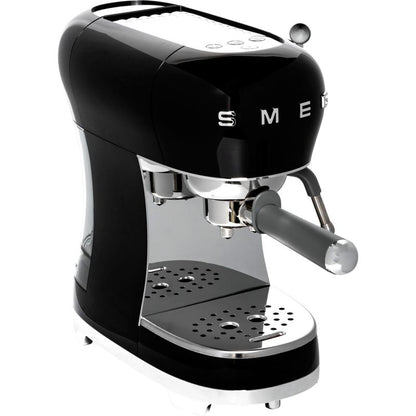 SMEG ECF02BLEU Espresso Coffee Machine, black