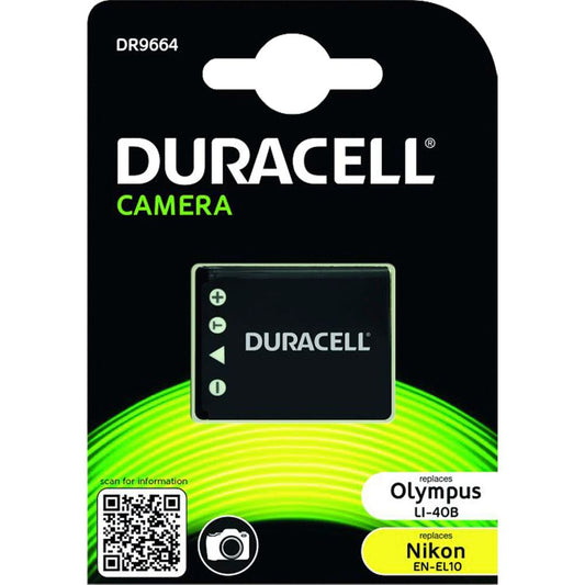 Duracell Li-Ion 700 mAh Μπαταρία για Olympus Li-40B & Nikon EN-EL10