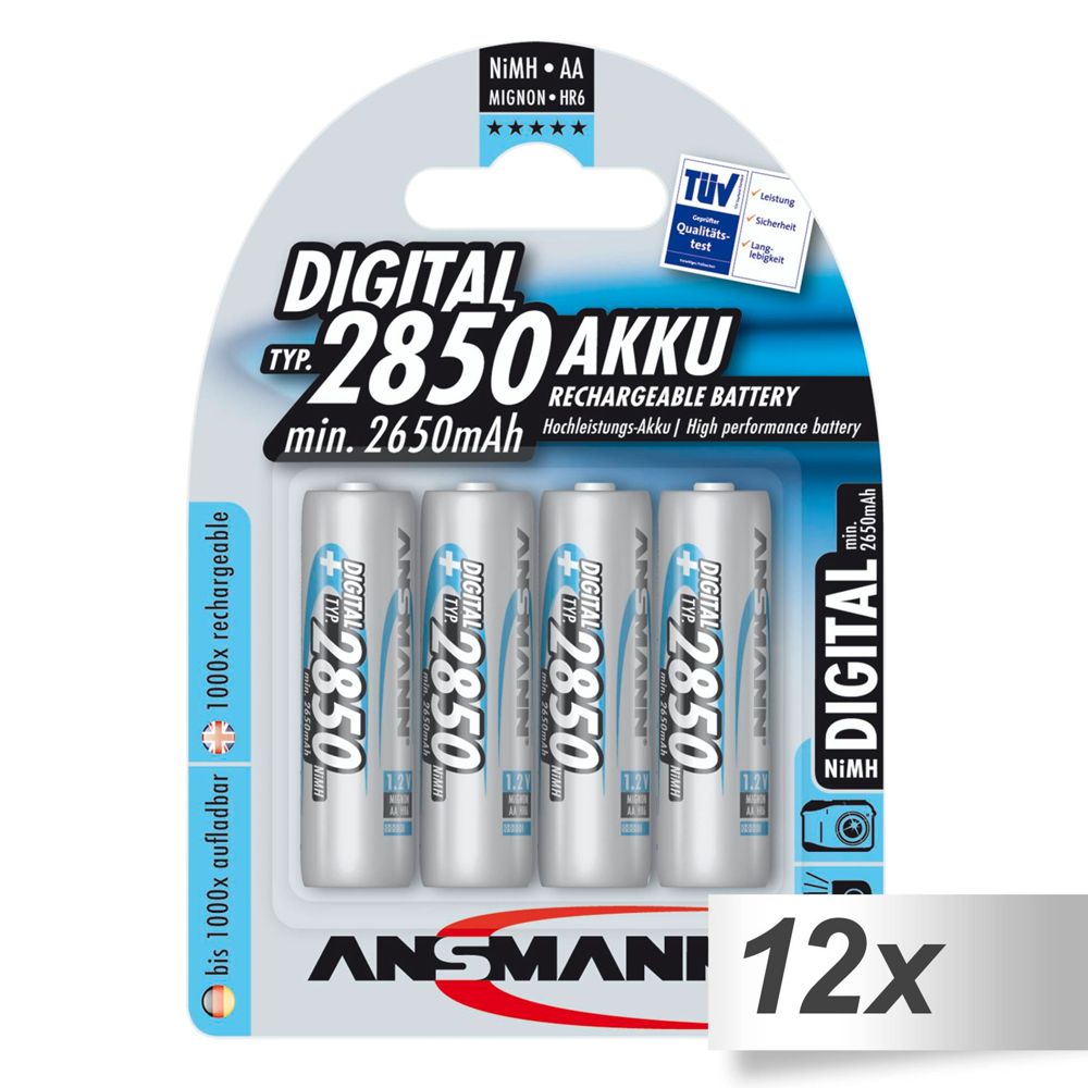 Ansmann NiMH Μπαταρία 12x4 AA 2850 mAh DIGITAL
