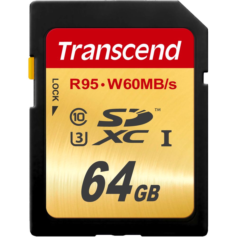 Transcend SDXC 64GB Class 10 UHS-I U3 Ultimate