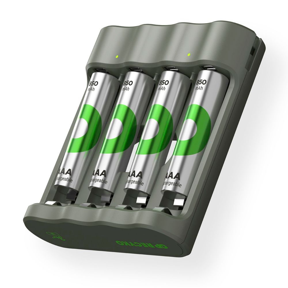 GP ReCyko B441 4-Port USB Charger με 4xAAA NiMh 850mAh