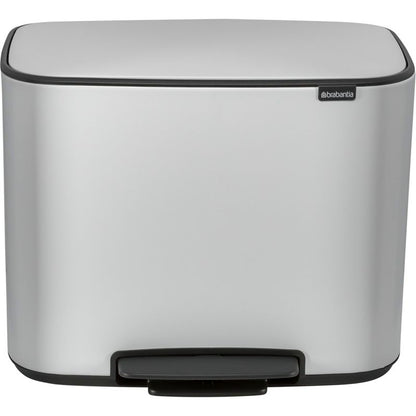 Brabantia Bo White Pedal Bin, 3 x 11 Liters