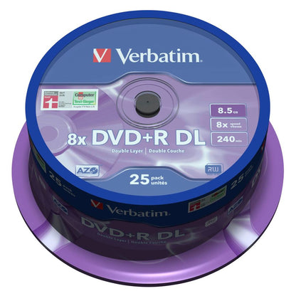 Verbatim DVD+R Double Layer 8x Speed 8.5GB