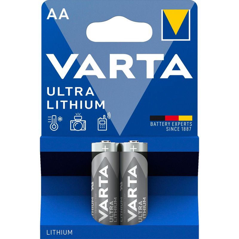 10 Packs of 2 Varta Ultra Lithium Mignon AA LR6 Batteries
