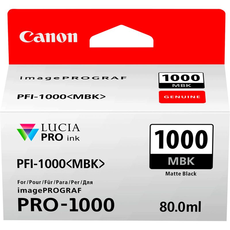 Canon PFI-1000 MBK Matte Black Ink Cartridge