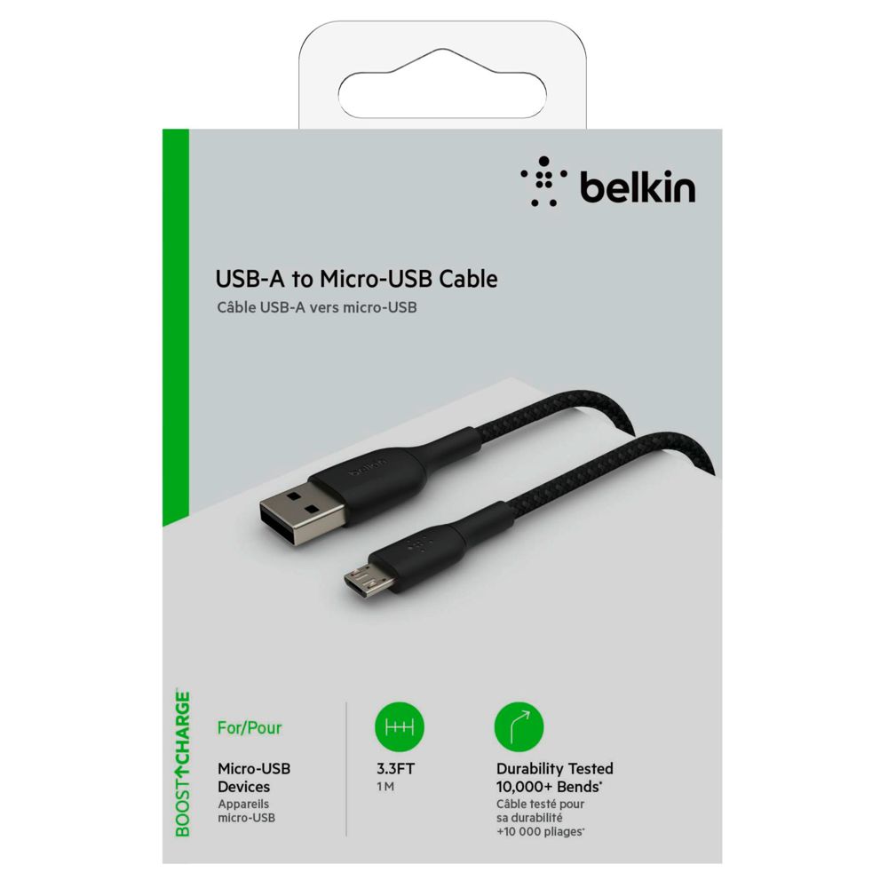Belkin Micro-USB Καλώδιο 1m Μαύρο