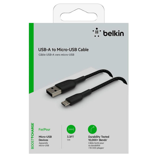 Belkin Micro-USB Καλώδιο 1m Μαύρο