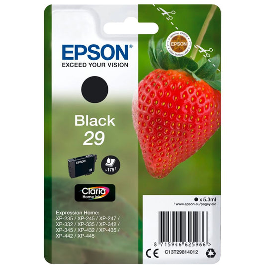 Epson Claria Home 29 Ink Cartridge Black